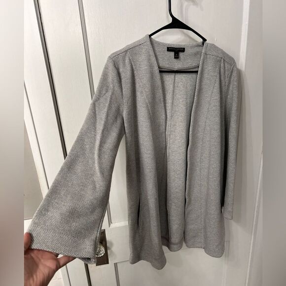 Banana Republic Light Gray Women's Cardigan - Picture 2 of 6
